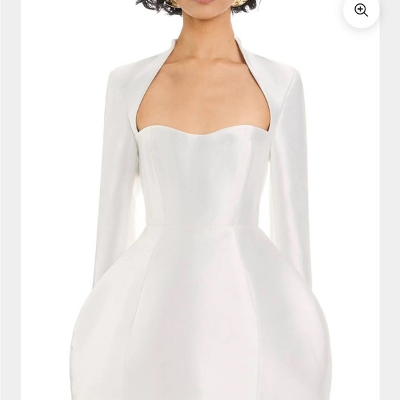 white bodycon dress for graduation Women's Clothing, Dresses, Bodycon Dresses homecoming dress, modern wh –  classygown main image 1